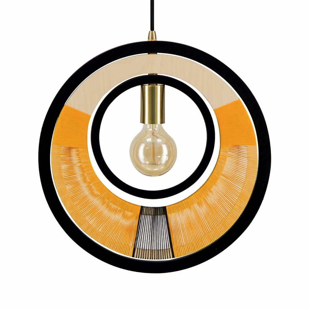 Suspensions - Pendentif en anneau tissé - MODERN GESTURE DESIGNS