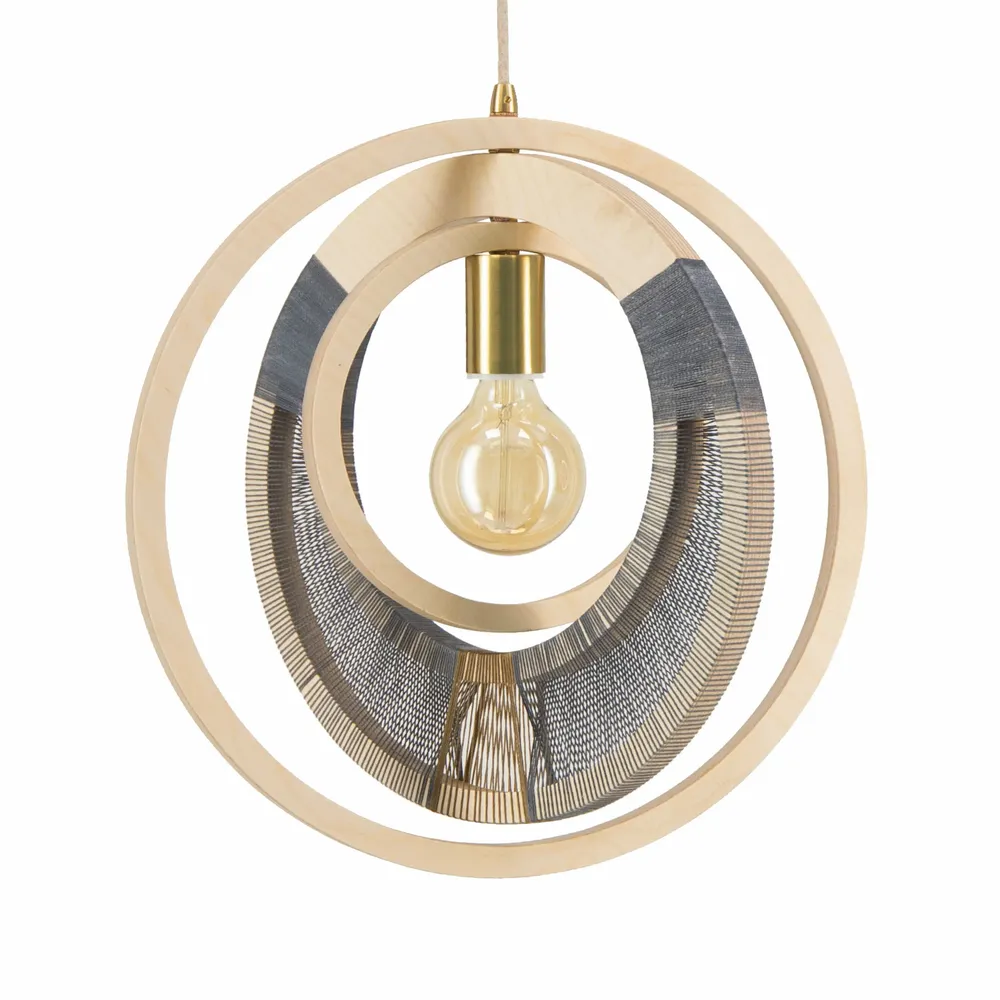 Suspensions - Pendentif en anneau tissé - MODERN GESTURE DESIGNS