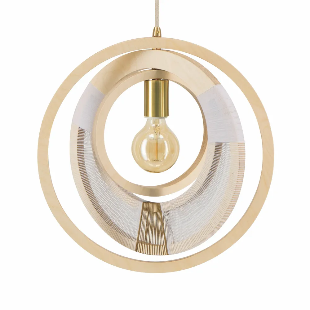 Suspensions - Pendentif en anneau tissé - MODERN GESTURE DESIGNS