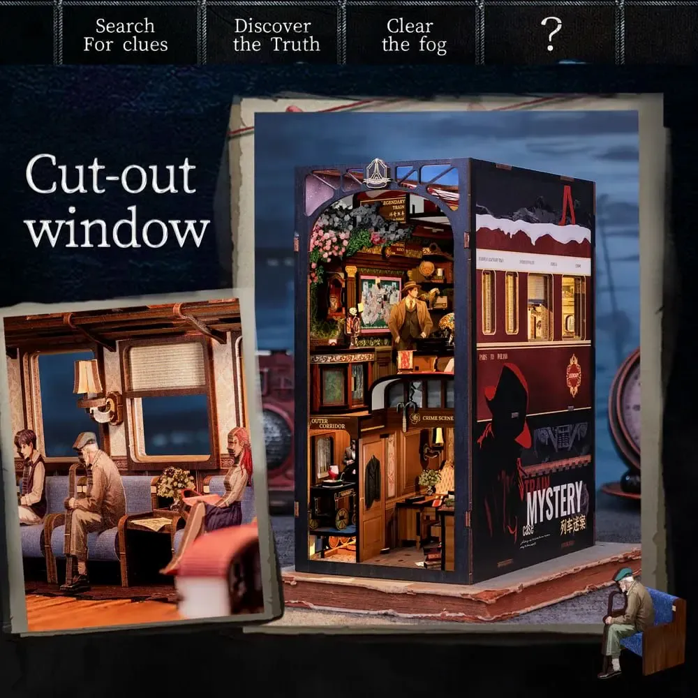 Cadeaux - Train Mistery Case - Book Nook - VCL CORP