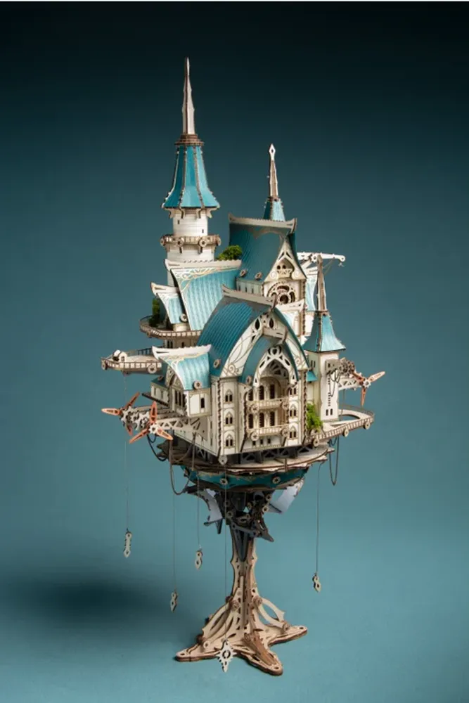 Cadeaux - Fantasy Steam Castle - White/Blue - VCL CORP