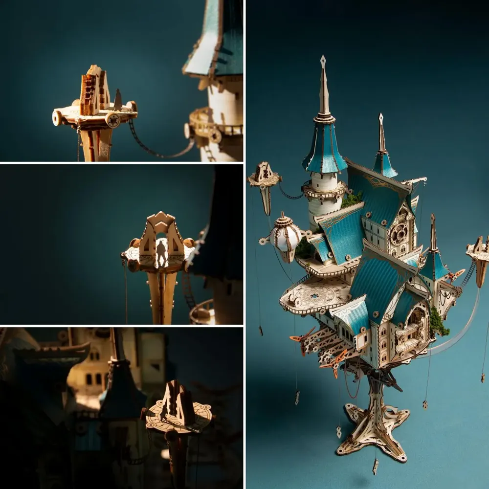 Cadeaux - Fantasy Steam Castle - White/Blue - VCL CORP