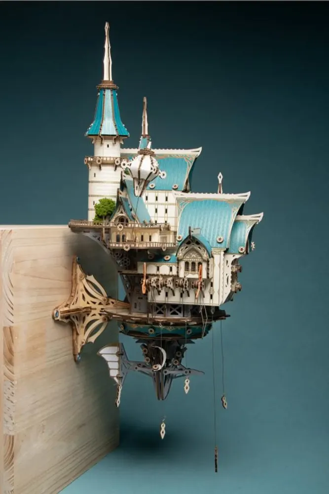 Cadeaux - Fantasy Steam Castle - White/Blue - VCL CORP