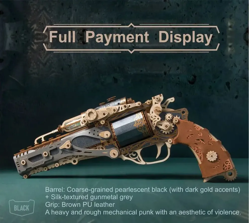 Cadeaux - Steam Revolver - Black - VCL CORP