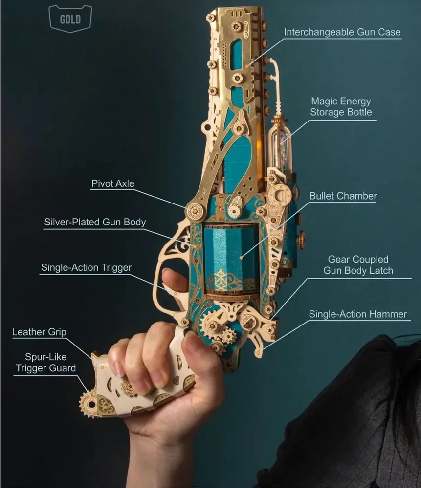 Gifts - Steam Revolver - Blue - VCL CORP