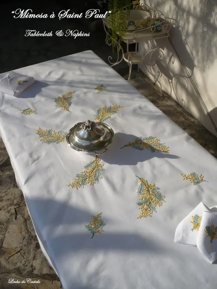 Linge de lit - MIMOSA - LINHO DO CASTELO - LIN DE CHATEAU