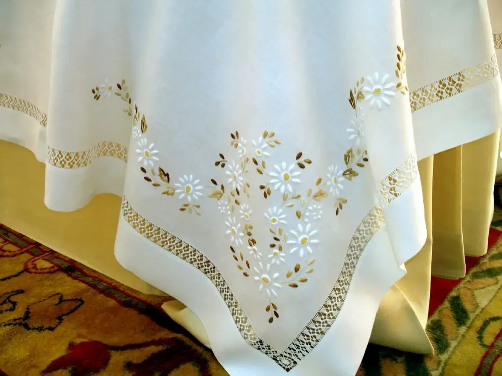 Linge de lit - MARGUERITES - LINHO DO CASTELO - LIN DE CHATEAU