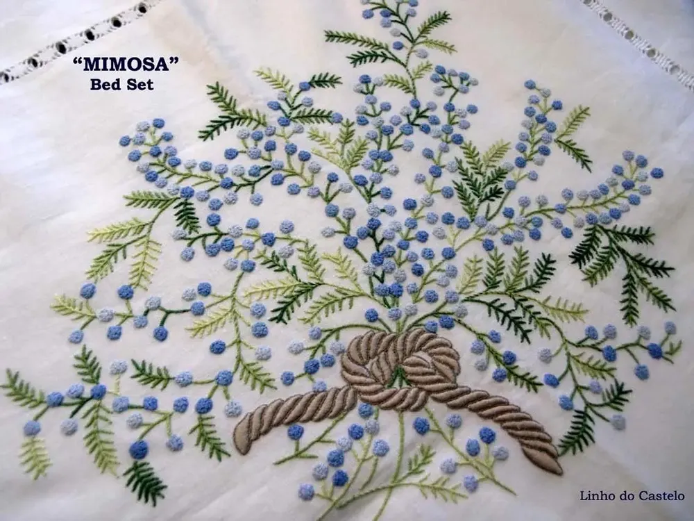 Linge de lit - MIMOSA - LINHO DO CASTELO - LIN DE CHATEAU