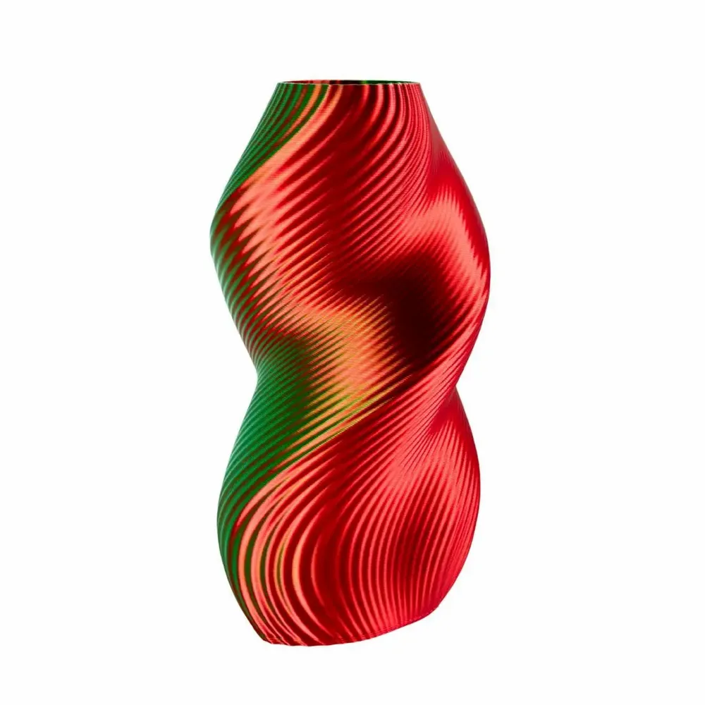 Office design and planning - VASE "SILUET" | MULTI-COLOR | Green and Red - AUURA