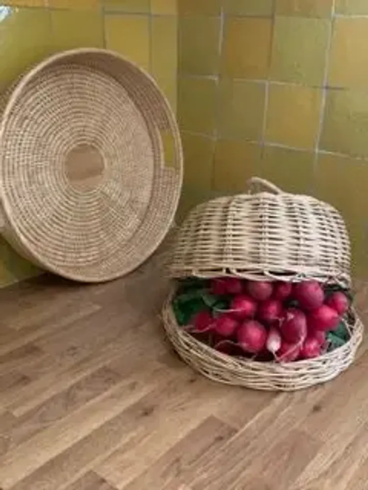 Plats et saladiers - Cloche en rotin - SARANY SHOP