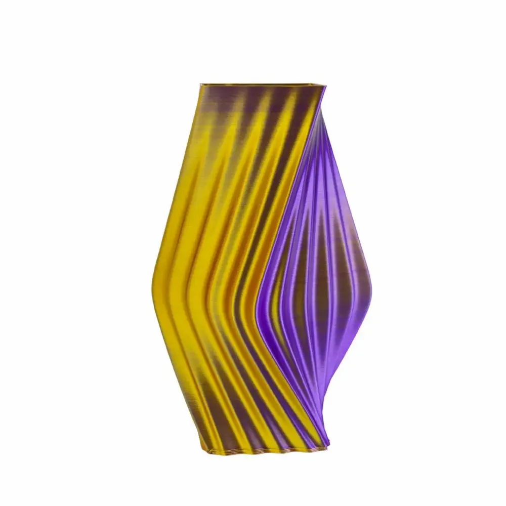 Office design and planning - Vase "Directions" | MULTI-COLOR, Gold&Purple&Red - AUURA