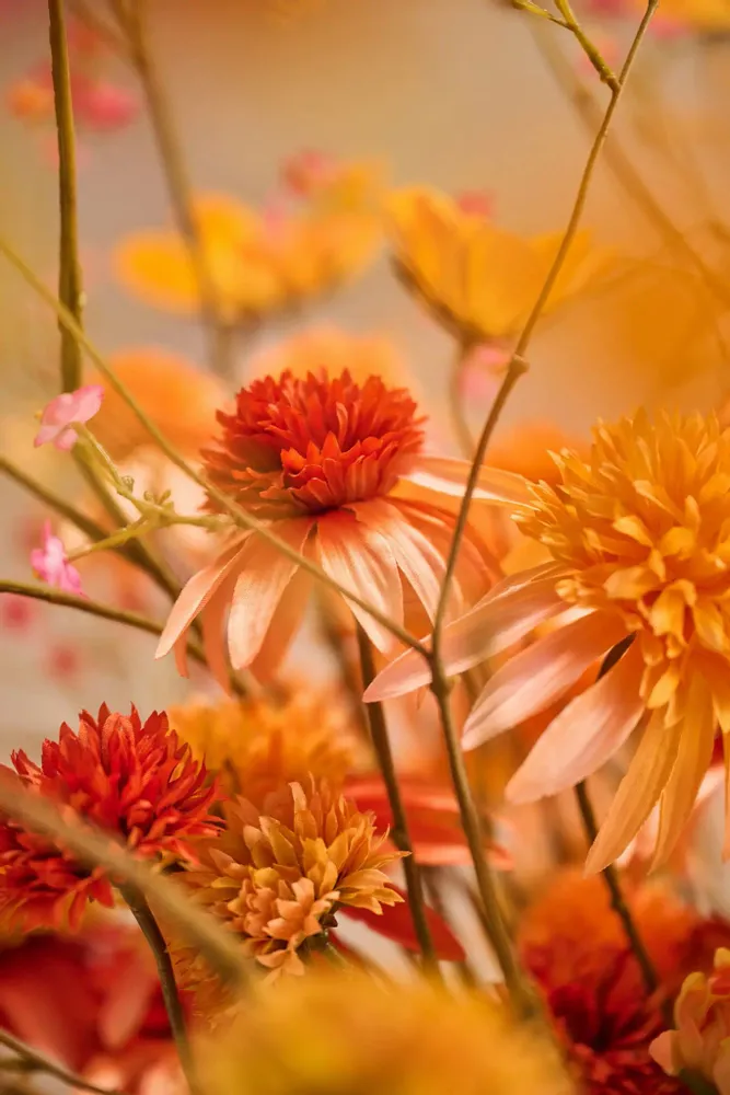 Floral decoration - Artificial Rudbeckia mix - SILK-KA BV