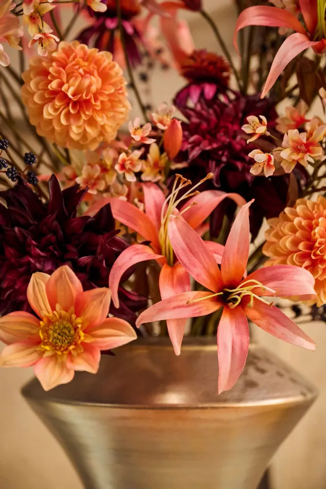 Décorations florales - Mélange saisissant de fleurs automnales artificielles - SILK-KA BV