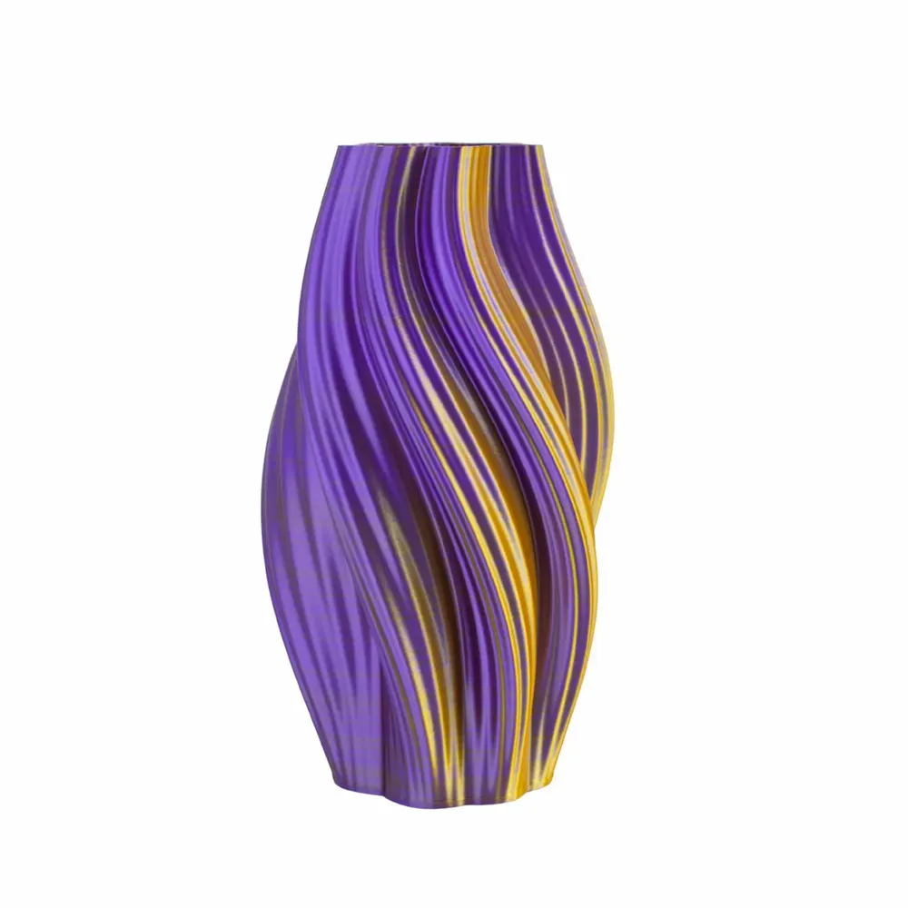 Office design and planning - VASE "HOT ICE CREAM" | MULTI-COLOR | PURPLE, RED AND GOLD - AUURA