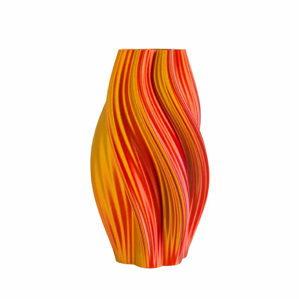Office design and planning - VASE "HOT ICE CREAM" | MULTI-COLOR | PURPLE, RED AND GOLD - AUURA