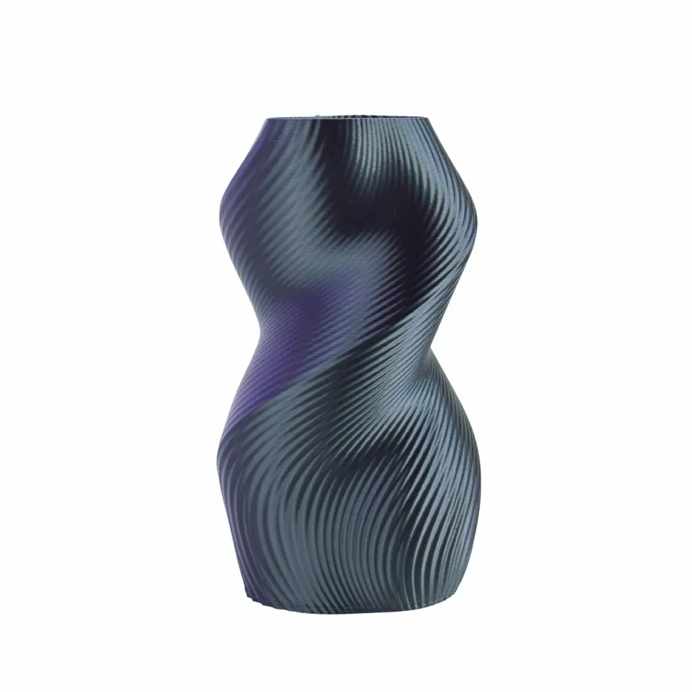Aménagements pour bureau - VASE « SILUET » | MULTICOLORE | BLEU, VIOLET, NOIR - AUURA
