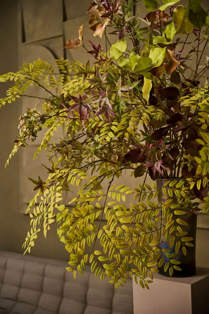 Floral decoration - Lifelike artificial autumn leaves - SILK-KA