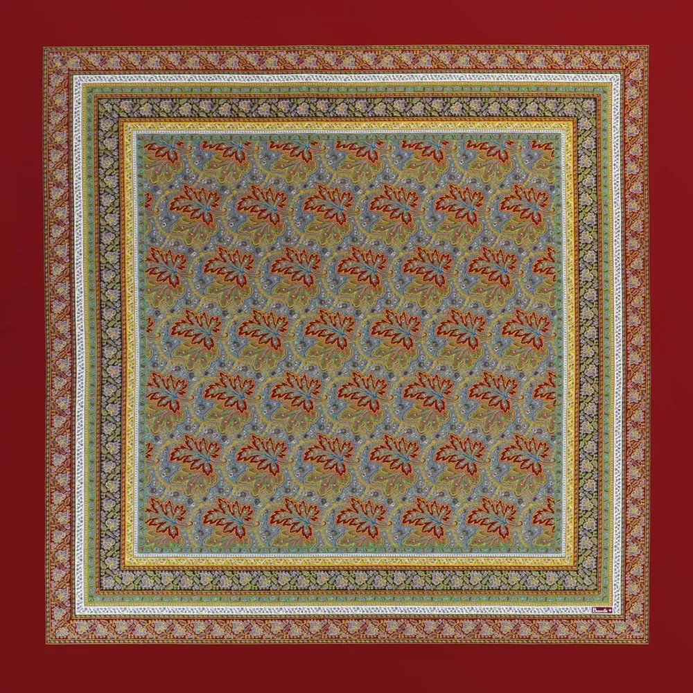 Linge de table textile - Nappe Feuilles de vigne - BEAUVILLÉ