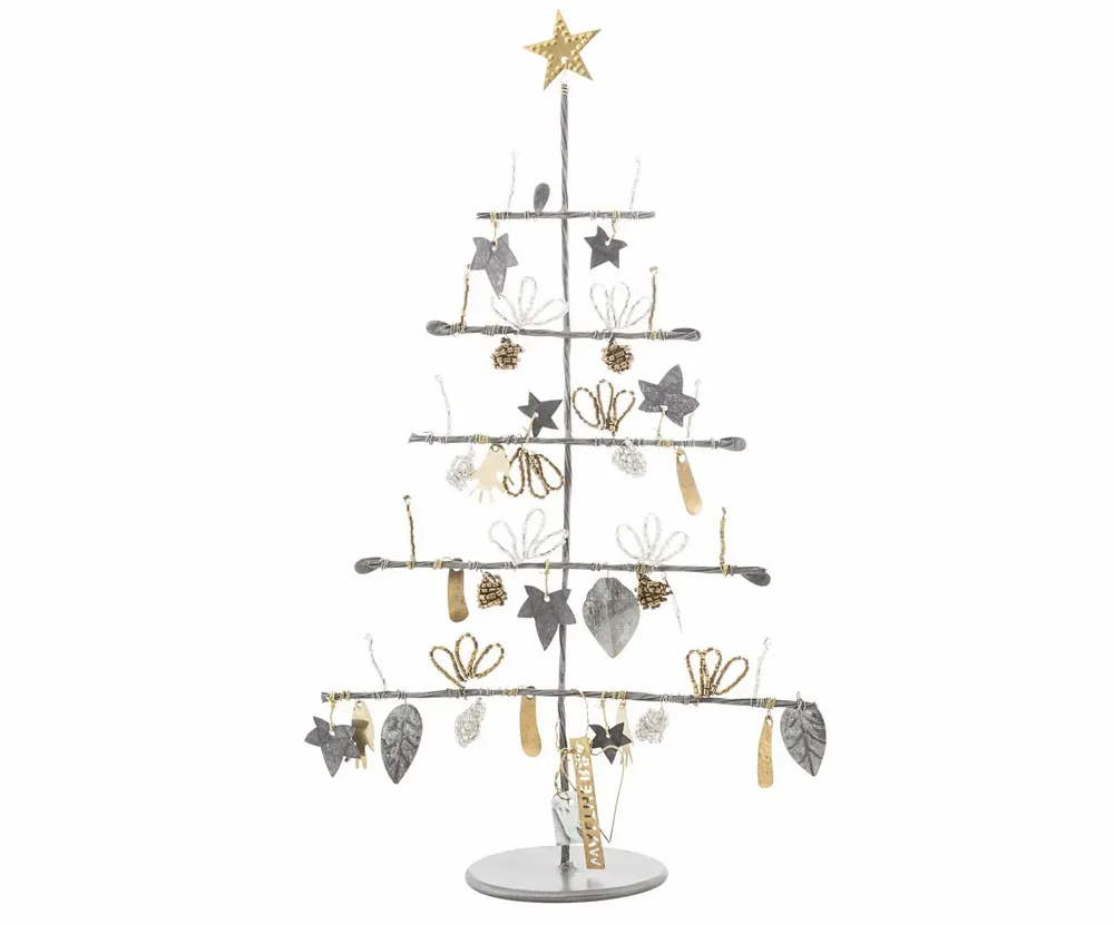Christmas garlands and baubles - Christmas tree - WALTHER & CO.