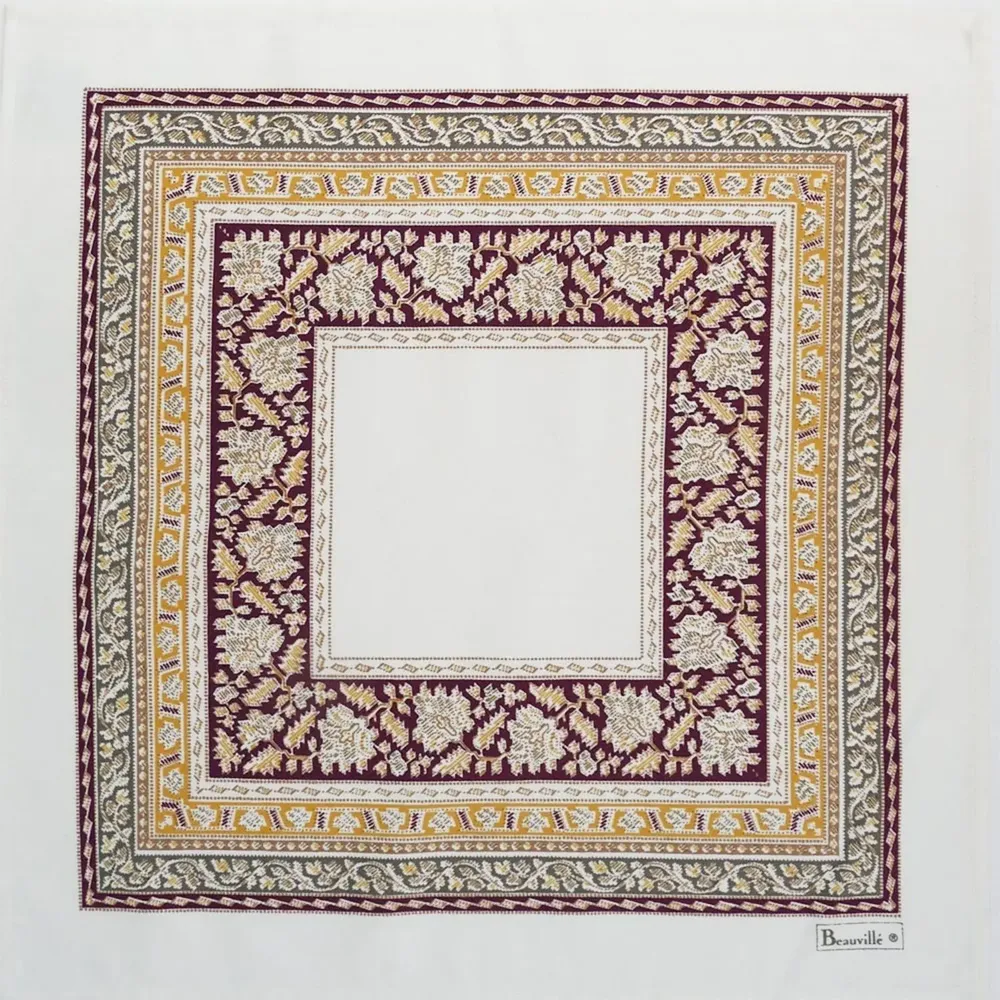 Linge de table textile - Serviette Feuilles de vigne - BEAUVILLÉ