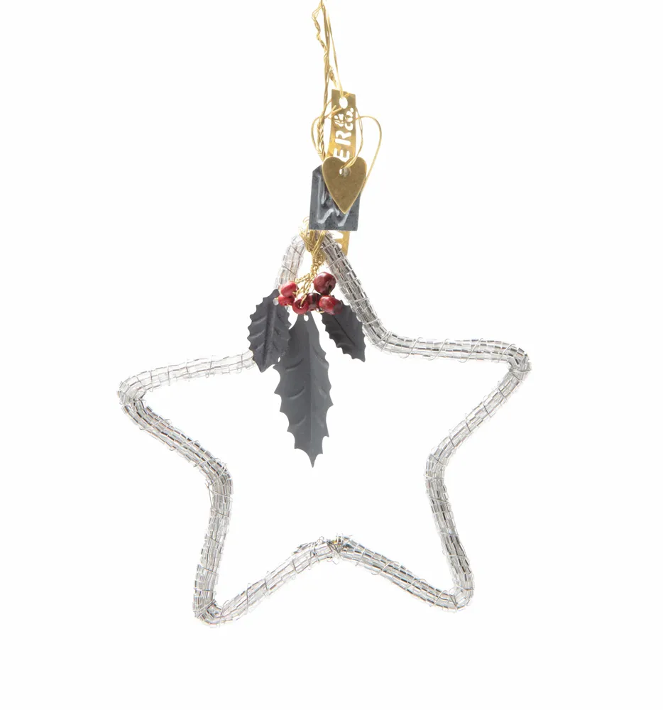 Christmas garlands and baubles - Bead star - WALTHER & CO.