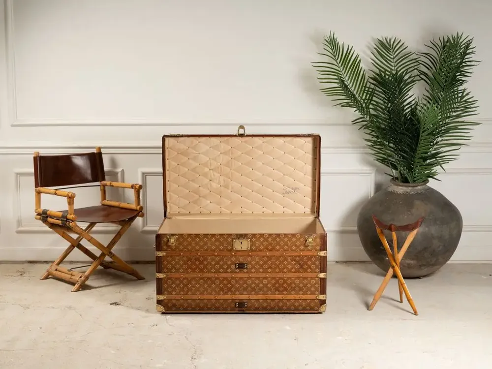 Objets de décoration - Malle Courrier "Jacquard" - BAGAGE COLLECTION