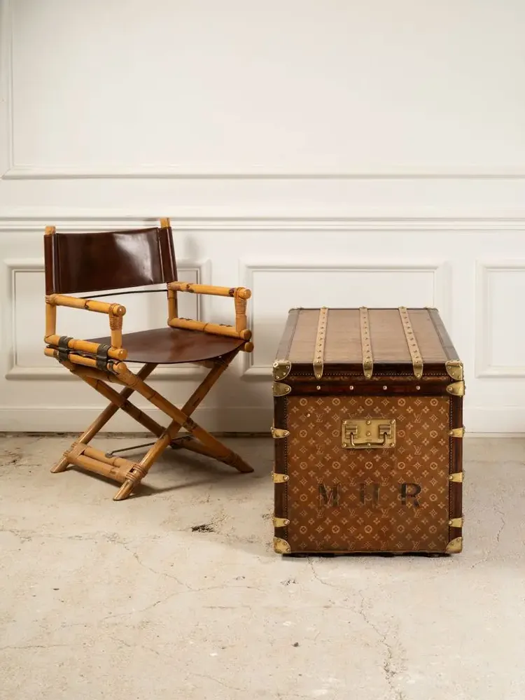 Objets de décoration - Malle Courrier "Jacquard" - BAGAGE COLLECTION