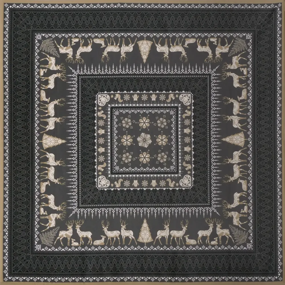 Table linen - Tablecloth - Winter stroll - BEAUVILLÉ