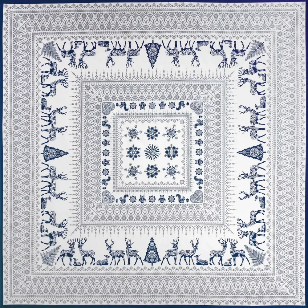 Table linen - Tablecloth - Winter stroll - BEAUVILLÉ