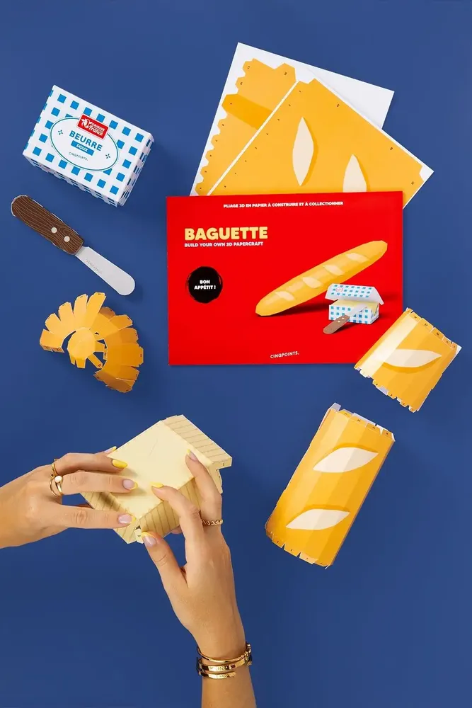 Cadeaux - Pliage à monter Baguette - CINQPOINTS