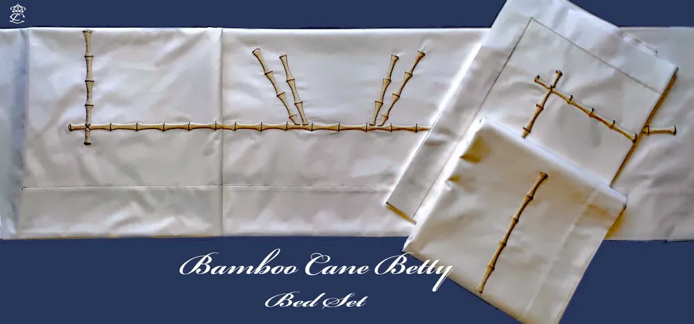 Linge de lit - BAMBOU BETTY - LINHO DO CASTELO - LIN DE CHATEAU