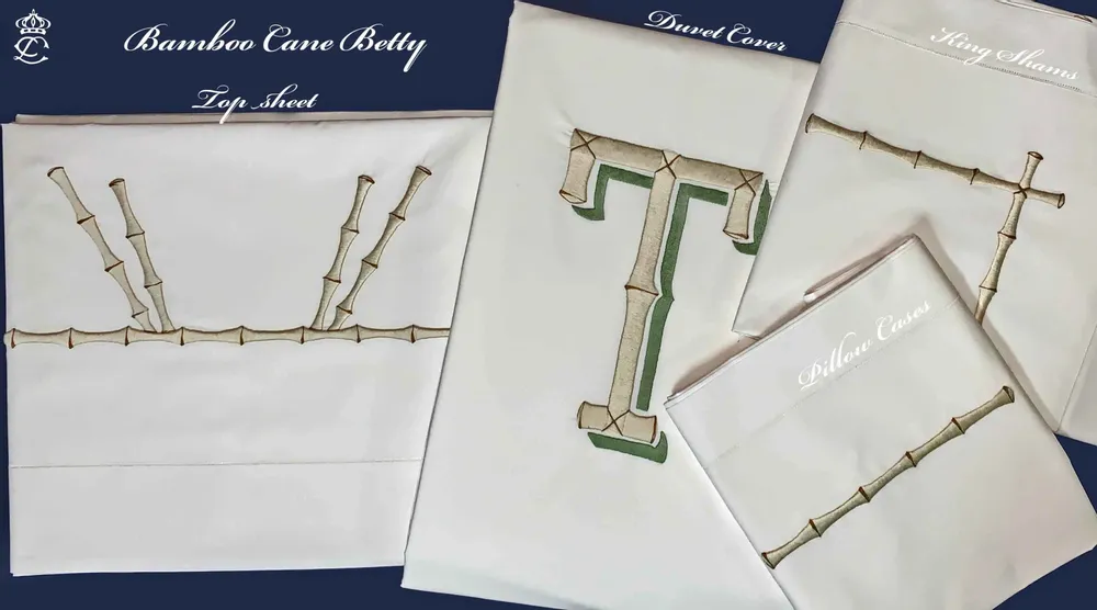 Linge de lit - BAMBOU BETTY - LINHO DO CASTELO - LIN DE CHATEAU