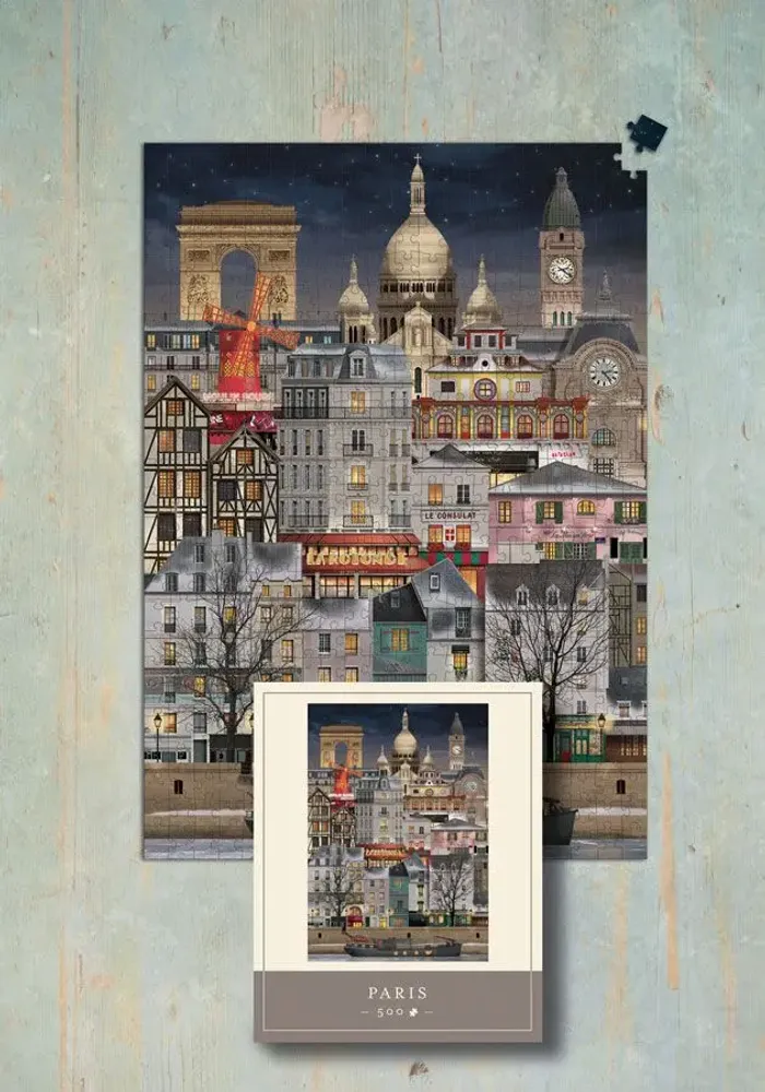 Jeux enfants - Puzzle Paris (500 pièces) - MARTIN SCHWARTZ
