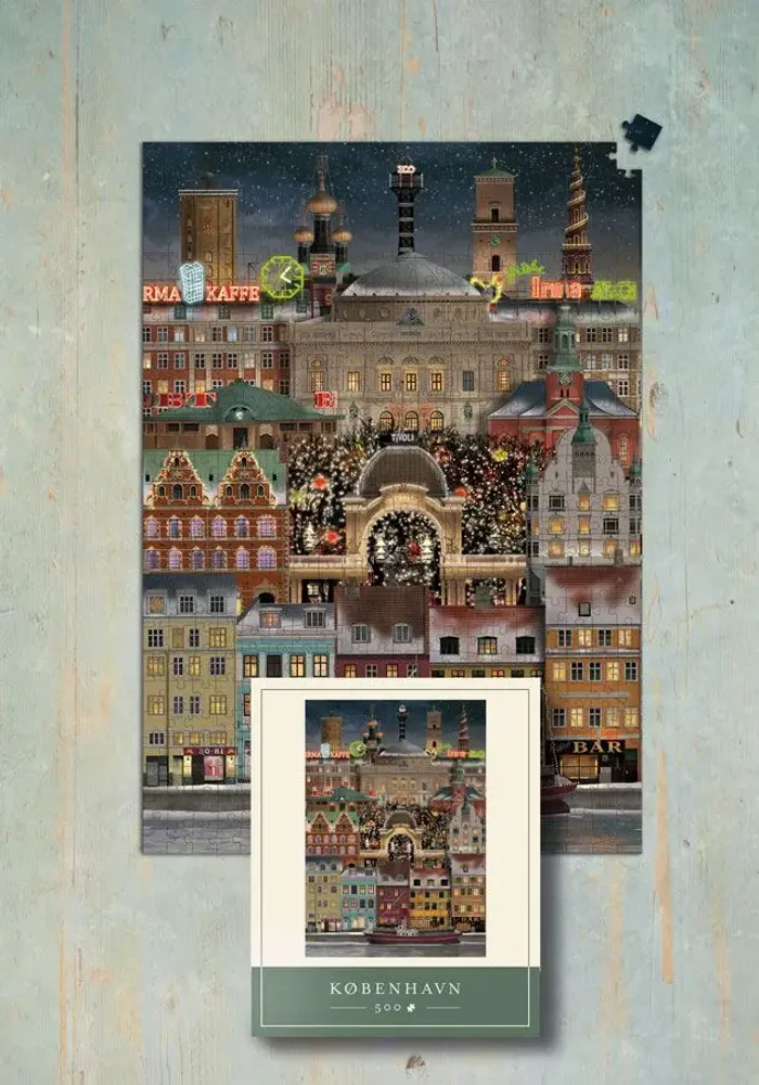 Jeux enfants - Puzzle Copenhague (500 pièces) - MARTIN SCHWARTZ
