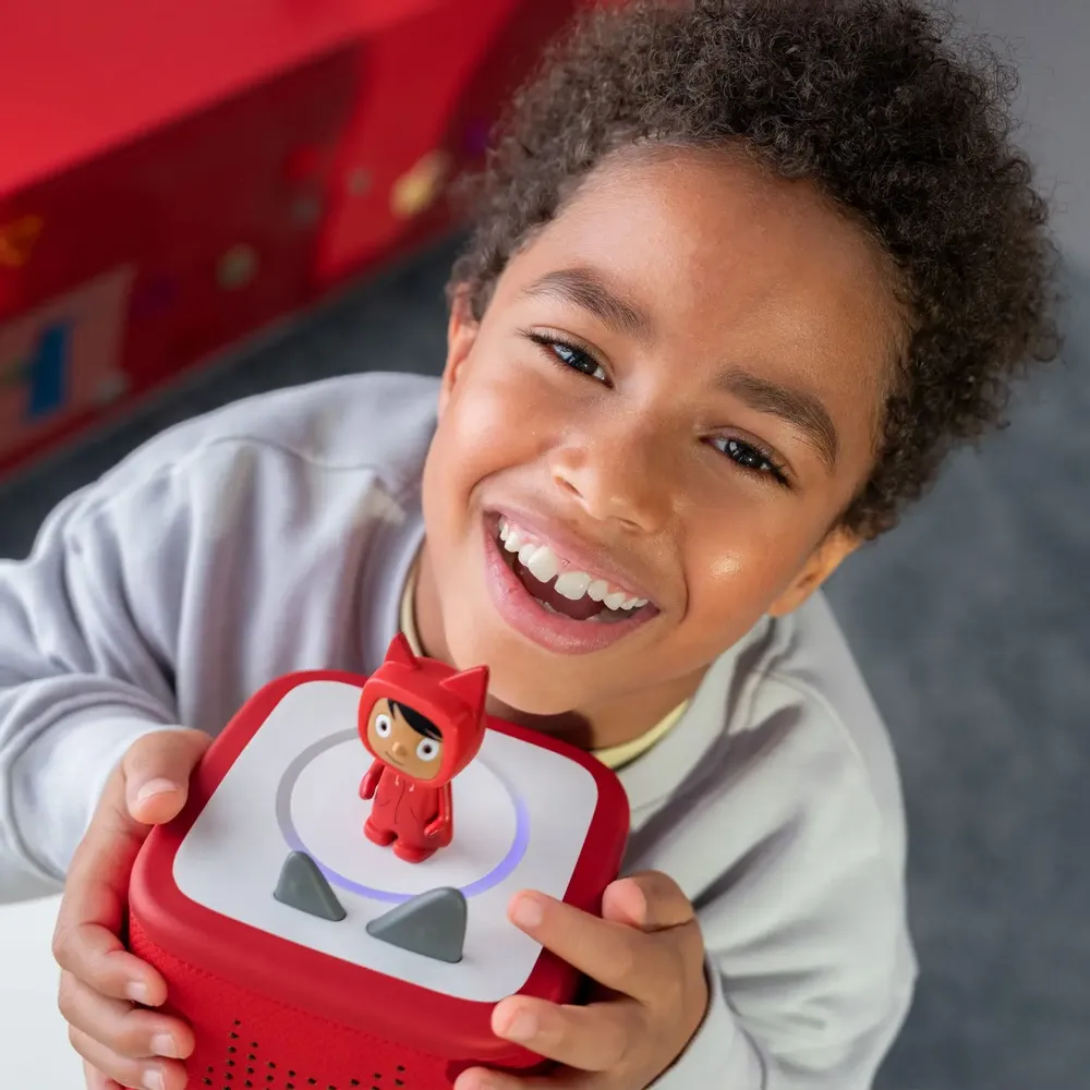 Jouets enfants - Mon Premier Coffret Toniebox 2 Rouge Coquelicot - TONIES® FRANCE