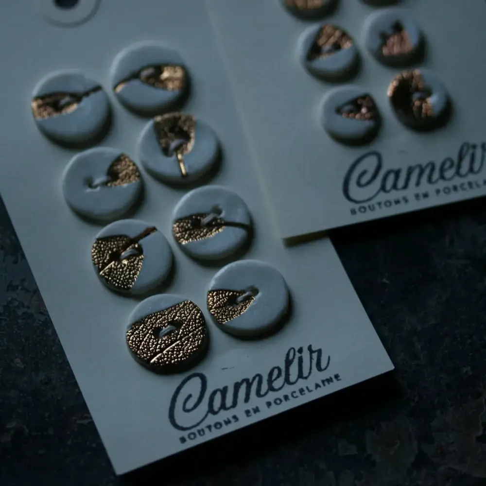 Jewelry - Porcelain sewing buttons - CAMELIR
