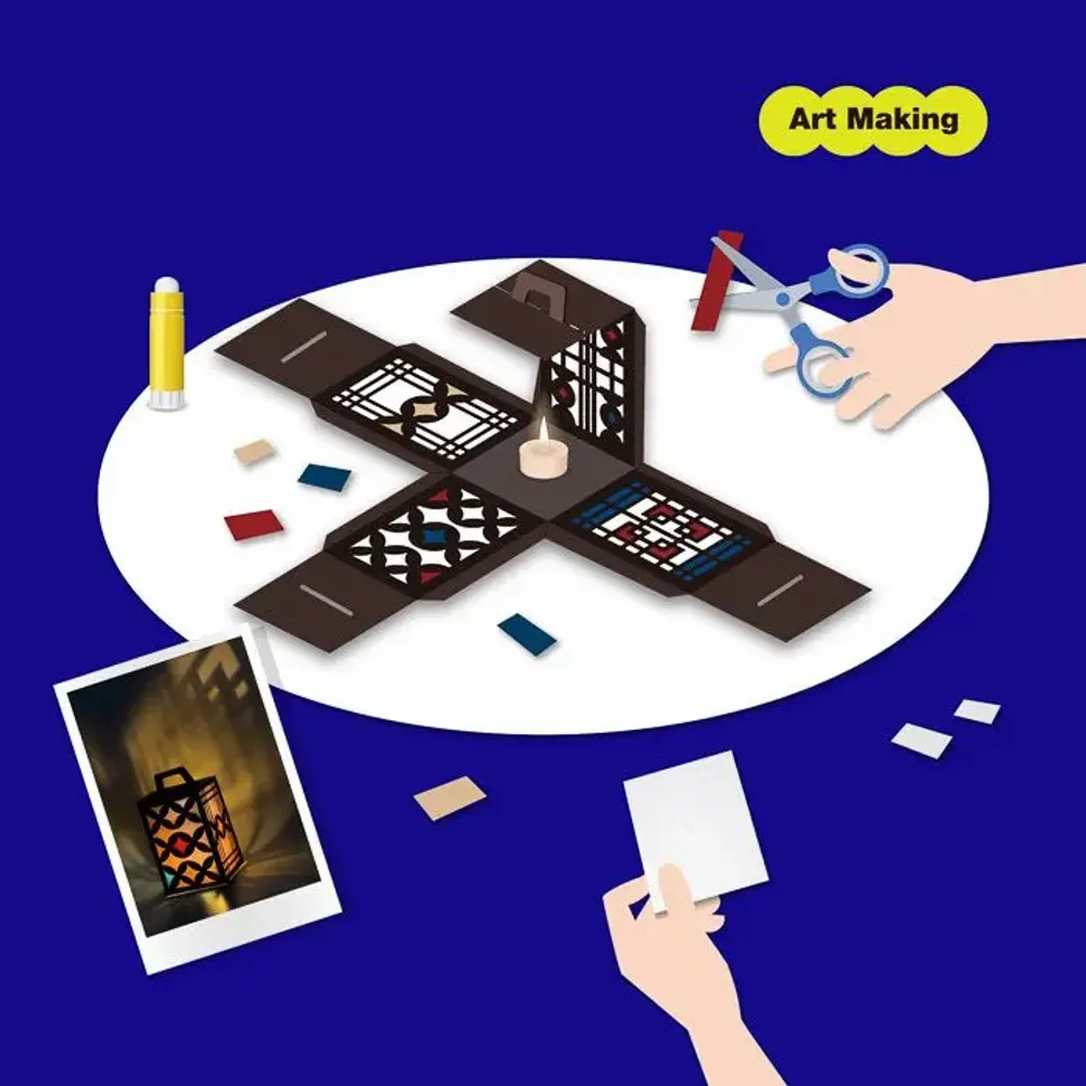 Toys - [ARTSOOMBI] MUSEUM IN HAND Korean Heritage "Deung" Wish Lantern Paper - KCDF