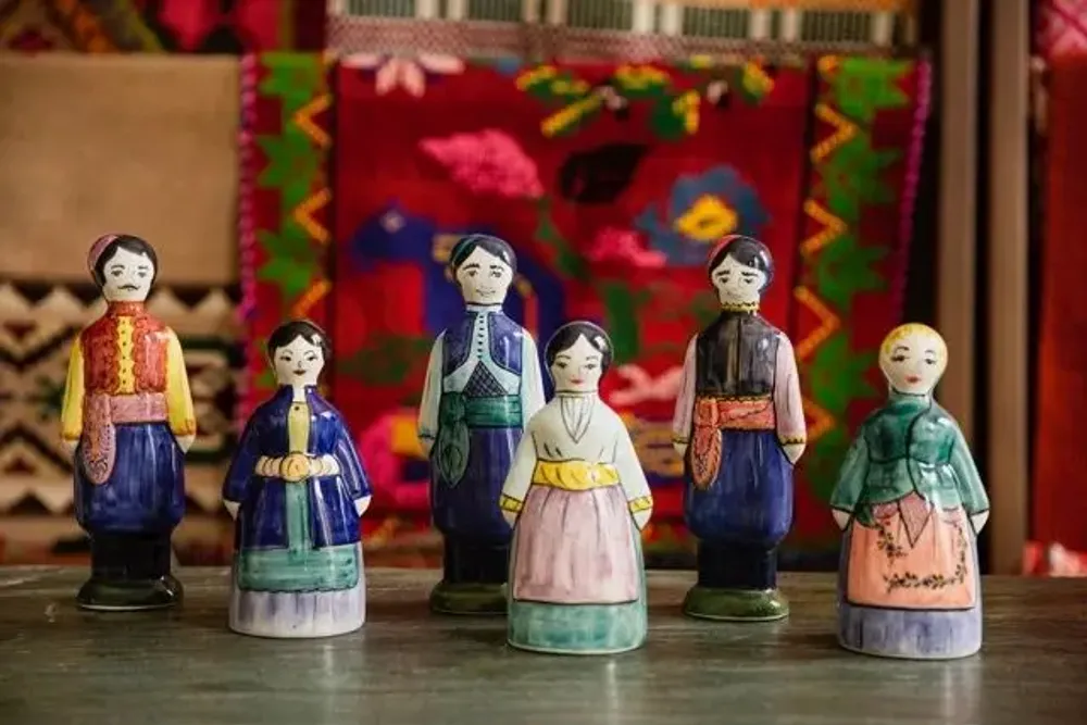 Céramique - Figurines anthologistes en céramique, femmes - ANTHOLOGIST