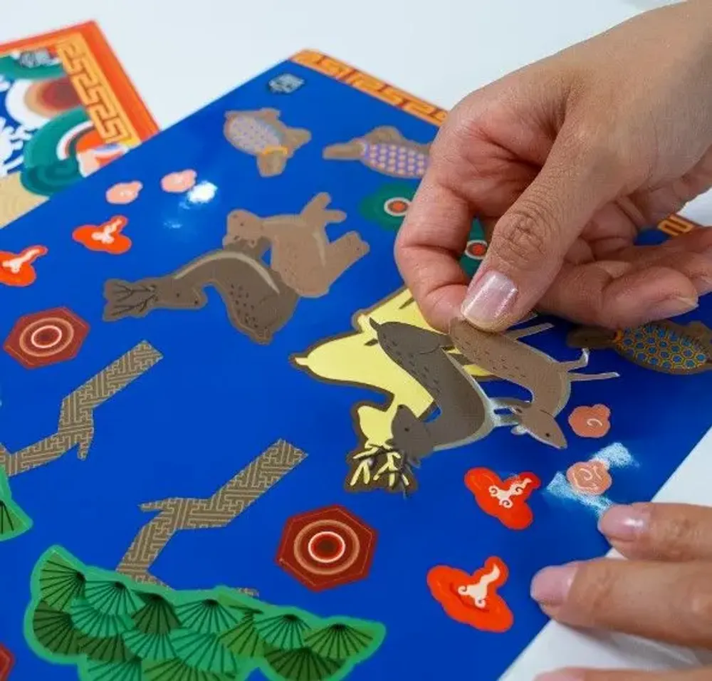 Jouets enfants - [ARTSOOMBI] Sticker-Decorate du musée en main du patrimoine coréen « Y - KCDF
