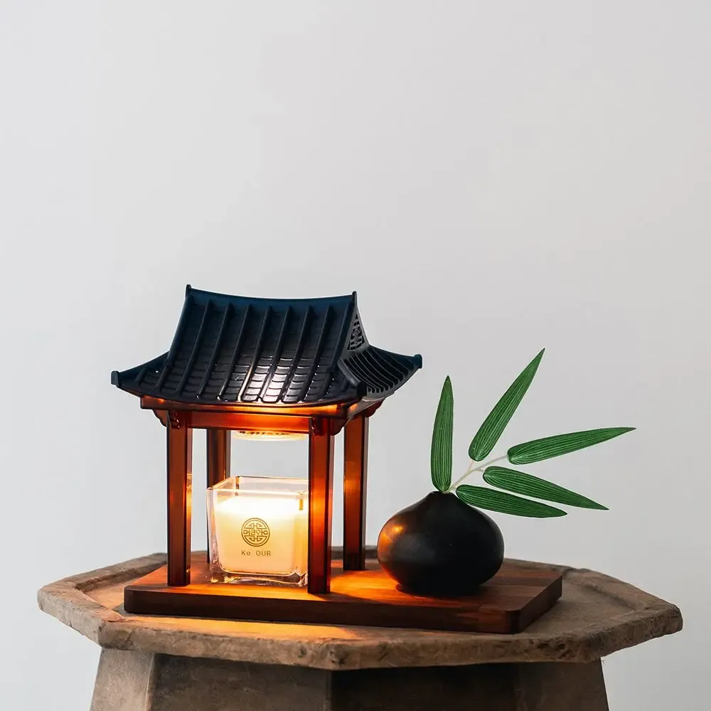 Lampes de table - [MIN_D_MIND] Chauffe-bougies de style Hanok KOUR, jardin rectangulaire - KCDF