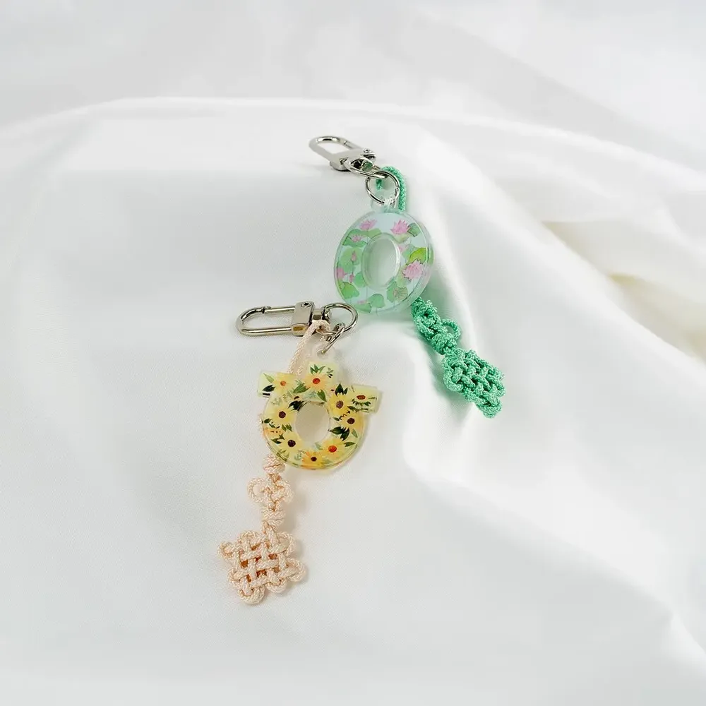 Cadeaux - [LANFORAL] Porte-clés Hangeul x nœud traditionnel, langage pour tous - KCDF