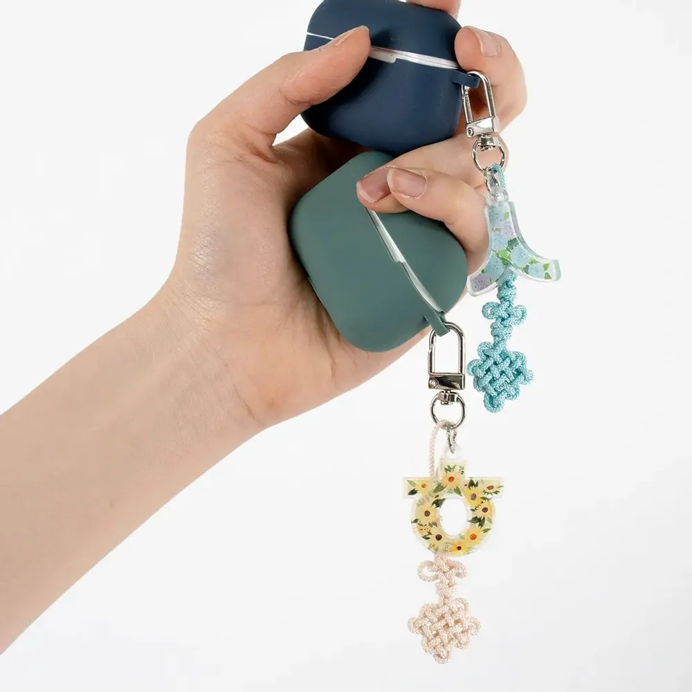 Cadeaux - [LANFORAL] Porte-clés Hangeul x nœud traditionnel, langage pour tous - KCDF
