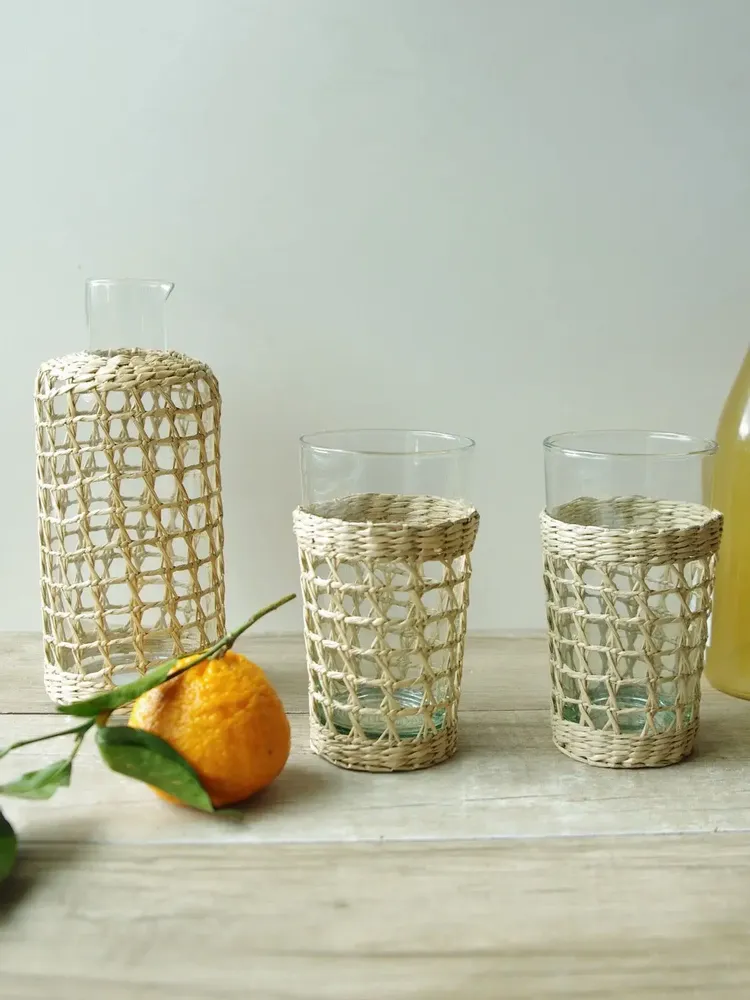 Verres - Verres en herbe de mer - BE HOME
