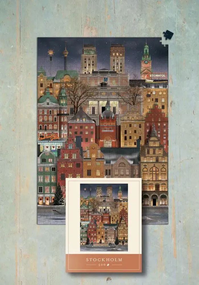 Children's games - Stockholm jigsaw puzzle (500 pieces) - MARTIN SCHWARTZ