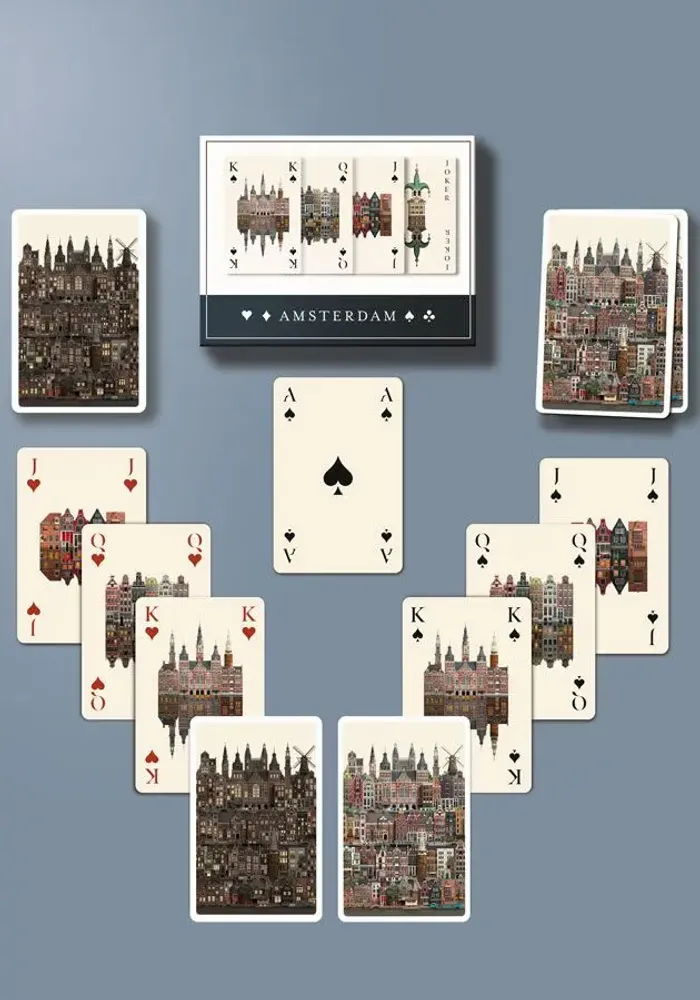 Cadeaux - Cartes à jouer Amsterdam (coffret cadeau) - MARTIN SCHWARTZ