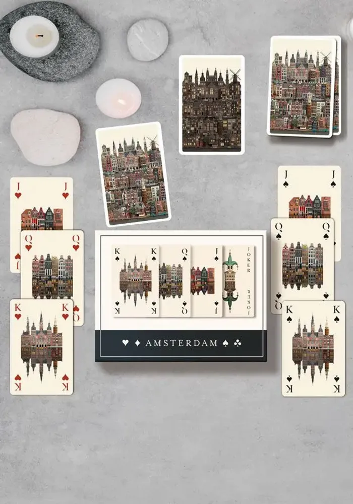 Cadeaux - Cartes à jouer Amsterdam (coffret cadeau) - MARTIN SCHWARTZ