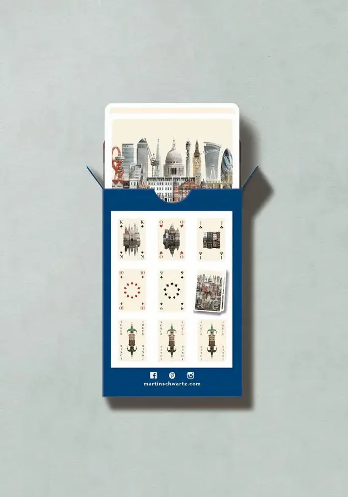Gifts - London playing cards (single deck) - MARTIN SCHWARTZ