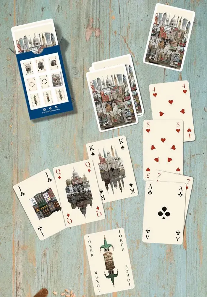 Gifts - London playing cards (single deck) - MARTIN SCHWARTZ