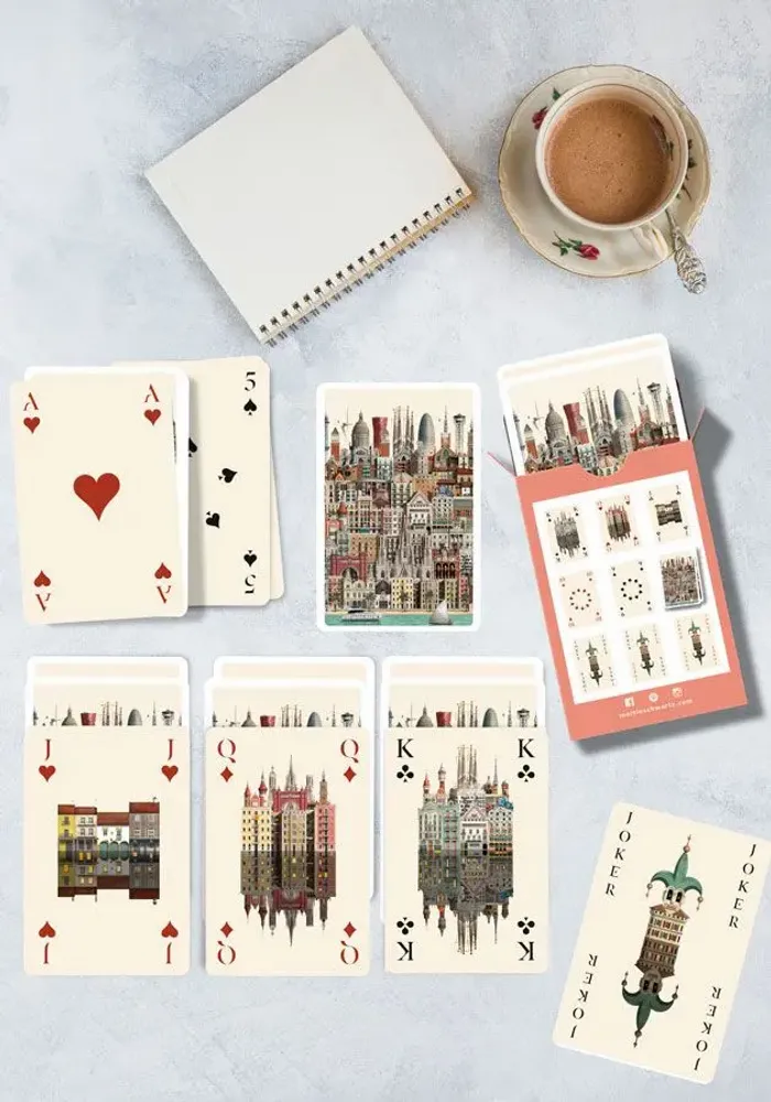 Cadeaux - Cartes à jouer Barcelone (jeu unique) - MARTIN SCHWARTZ