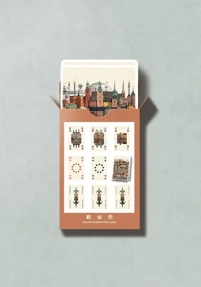 Gifts - Stockholm playing cards (single deck) - MARTIN SCHWARTZ